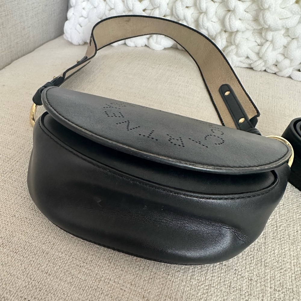 Stella McCartney Black Half-Moon Shoulder Bag - Picture 14 of 16